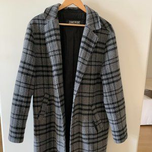 zanerobe plaid coat